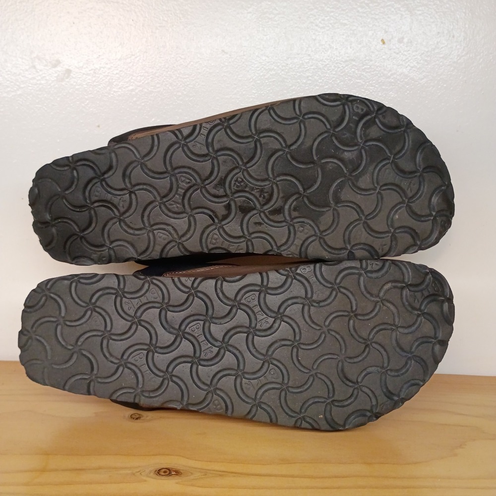 Birkenstock Boston Papillio Brown Sandals Slip On Slides Size 38 Women's 7 Mns 5 - Picture 8 of 14
